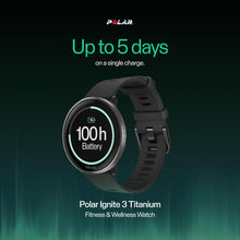 Load image into Gallery viewer, Polar Ignite 3 Titanium - Black Silicone