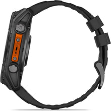 Load image into Gallery viewer, Garmin fenix 8 - 51mm AMOLED Slate gray with black silicone band