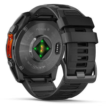 Load image into Gallery viewer, Garmin fenix 8 - 51mm AMOLED Slate gray with black silicone band