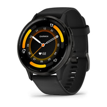 Load image into Gallery viewer, Garmin Venu 3 - Slate Stainless Steel Bezel with Black Case and Silicone Band