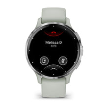 Load image into Gallery viewer, Garmin Venu 3S - Silver Stainless Steel Bezel with Sage Grey Case and Silicone Band