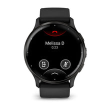 Load image into Gallery viewer, Garmin Venu 3 - Slate Stainless Steel Bezel with Black Case and Silicone Band