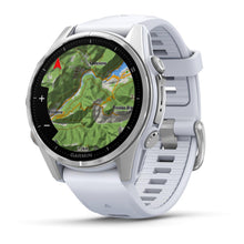 Load image into Gallery viewer, Garmin fenix 8 - 43mm AMOLED Silver with Whitestone band