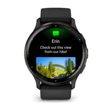 Load image into Gallery viewer, Garmin Venu 3 - Slate Stainless Steel Bezel with Black Case and Silicone Band