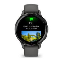 Load image into Gallery viewer, Garmin Venu 3S - Slate Stainless Steel Bezel with Pebble Grey Case and Silicone Band