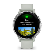 Load image into Gallery viewer, Garmin Venu 3S - Silver Stainless Steel Bezel with Sage Grey Case and Silicone Band