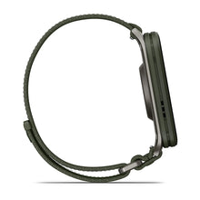 Load image into Gallery viewer, Garmin Venu X1 - Moss w/titanium caseback &amp; moss ComfortFit nylon band