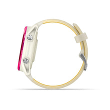 Load image into Gallery viewer, Garmin Forerunner 570 - 42mm Raspberry Aluminum with Translucent Bone/Mango Band