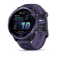 Load image into Gallery viewer, Garmin Forerunner 570 - 47mm Indigo Aluminum with Translucent Imperial Purple/Indigo Band