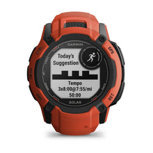 Load image into Gallery viewer, Garmin Instinct 2X Solar - Flame Red