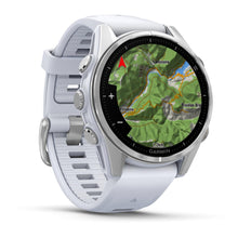 Load image into Gallery viewer, Garmin fenix 8 - 43mm AMOLED Silver with Whitestone band