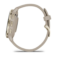 Load image into Gallery viewer, Garmin Venu 3S - Soft Gold Stainless Steel Bezel with French Grey Case and Silicone Band