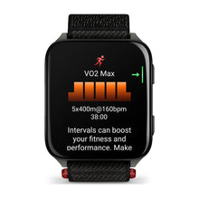 Load image into Gallery viewer, Garmin Venu X1 - Black w/slate titanium caseback &amp; black ComfortFit nylon band