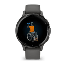 Load image into Gallery viewer, Garmin Venu 3S - Slate Stainless Steel Bezel with Pebble Grey Case and Silicone Band