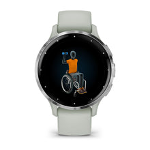 Load image into Gallery viewer, Garmin Venu 3S - Silver Stainless Steel Bezel with Sage Grey Case and Silicone Band