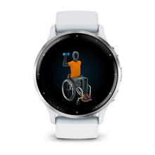 Load image into Gallery viewer, Garmin Venu 3 - Silver Stainless Steel Bezel with Whitestone Case and Silicone Band