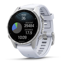Load image into Gallery viewer, Garmin fenix 8 - 43mm AMOLED Silver with Whitestone band