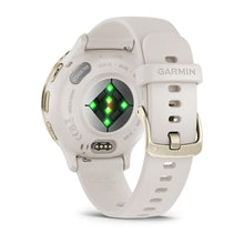 Load image into Gallery viewer, Garmin Venu 3S - Soft Gold Stainless Steel Bezel with Ivory Case and Silicone Band