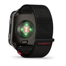 Load image into Gallery viewer, Garmin Venu X1 - Black w/slate titanium caseback &amp; black ComfortFit nylon band