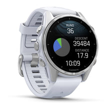 Load image into Gallery viewer, Garmin fenix 8 - 43mm AMOLED Silver with Whitestone band