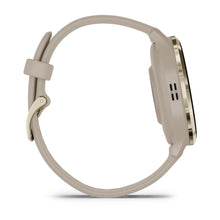 Load image into Gallery viewer, Garmin Venu 3S - Soft Gold Stainless Steel Bezel with French Grey Case and Silicone Band