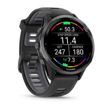 Load image into Gallery viewer, Garmin Forerunner 970 - Carbon grey dlc titanium with black case and black/translucent whitestone band