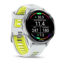 Load image into Gallery viewer, Garmin Forerunner 970 - Titanium w/whitestone case &amp; whitestone/translucent amp yellow band