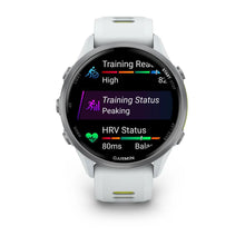 Load image into Gallery viewer, Garmin Forerunner 970 - Titanium w/whitestone case &amp; whitestone/translucent amp yellow band