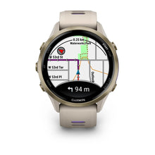 Load image into Gallery viewer, Garmin Forerunner 970 - Soft gold titanium with french grey case and french grey/translucent indigo band