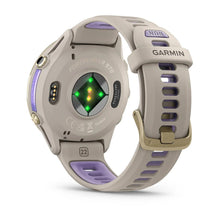 Load image into Gallery viewer, Garmin Forerunner 970 - Soft gold titanium with french grey case and french grey/translucent indigo band