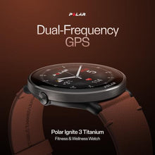 Load image into Gallery viewer, Polar Ignite 3 Titanium - Black Silicone