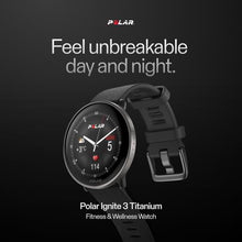 Load image into Gallery viewer, Polar Ignite 3 Titanium - Black Silicone