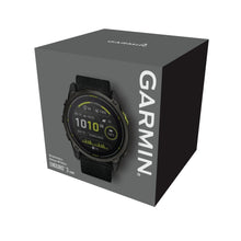 Load image into Gallery viewer, Garmin Enduro 3 – 51 mm Solar, Sapphire Carbon gray DLC titanium with black UltraFit nylon strap