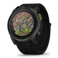 Load image into Gallery viewer, Garmin Enduro 3 – 51 mm Solar, Sapphire Carbon gray DLC titanium with black UltraFit nylon strap