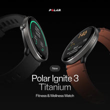 Load image into Gallery viewer, Polar Ignite 3 Titanium - Black Silicone