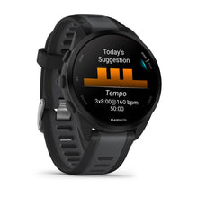 Load image into Gallery viewer, Garmin Forerunner 165 - Black/Slate Grey