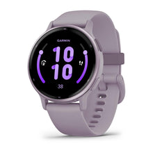 Load image into Gallery viewer, Garmin Vivoactive 5 - Metallic Orchid Aluminum Bezel with Orchid Case and Silicone Band
