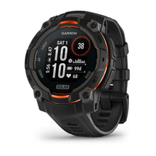 Load image into Gallery viewer, Garmin Instinct 3 - 45 mm Solar - Black w/ Black Silicone Band