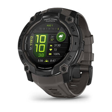 Load image into Gallery viewer, Garmin Instinct 3 - 50 mm AMOLED - Black w/ Charcoal Silicone Band