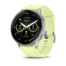 Load image into Gallery viewer, Garmin Venu 4 - 45mm - Silver with Citron Silicone band