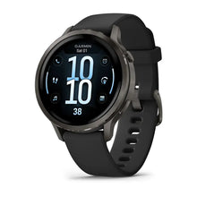 Load image into Gallery viewer, Garmin Venu 4 - 41mm - Slate with Black Silicone Band