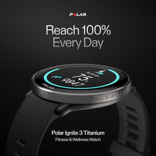 Load image into Gallery viewer, Polar Ignite 3 Titanium - Black Silicone
