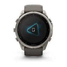 Load image into Gallery viewer, Garmin fenix 9 Pro Solar InReach - 51mm - Titanium with Pebble Gray Silicone Band