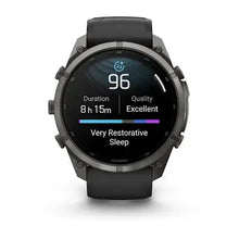 Load image into Gallery viewer, Garmin fenix 9 Pro - 51mm - Carbon Gray DLC Titanium with Black/Pebble Gray Silicone Band