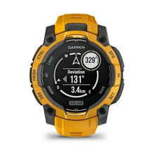 Load image into Gallery viewer, Garmin Instinct 3 – 45 mm, Solar Sunburst with sunburst/grey silicone band