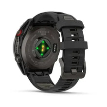 Load image into Gallery viewer, Garmin fenix 8 Pro - 47mm AMOLED Sapphire Carbon grey DLC titanium with black/pebble grey silicone band