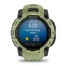 Load image into Gallery viewer, Garmin Instinct 3 – 50 mm, AMOLED Fern green with fern green silicone band
