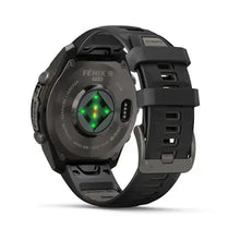 Load image into Gallery viewer, Garmin fenix 9 Pro InReach - 47mm - Carbon Gray DLC Titanium with Black/Pebble Gray Silicone Band