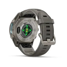 Load image into Gallery viewer, Garmin fenix 9 - 43mm - Titanium with Pebble Gray Silicone Band
