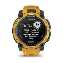Load image into Gallery viewer, Garmin Instinct 3 – 45 mm, Solar Sunburst with sunburst/grey silicone band